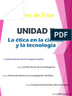 TALLER DE ETICA Unidad II