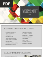 National ARTIST IN VISUAL ARTS