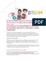 Todo sobre STEAM: Educación, juegos y robótica para desarrollar habilidades del futuro