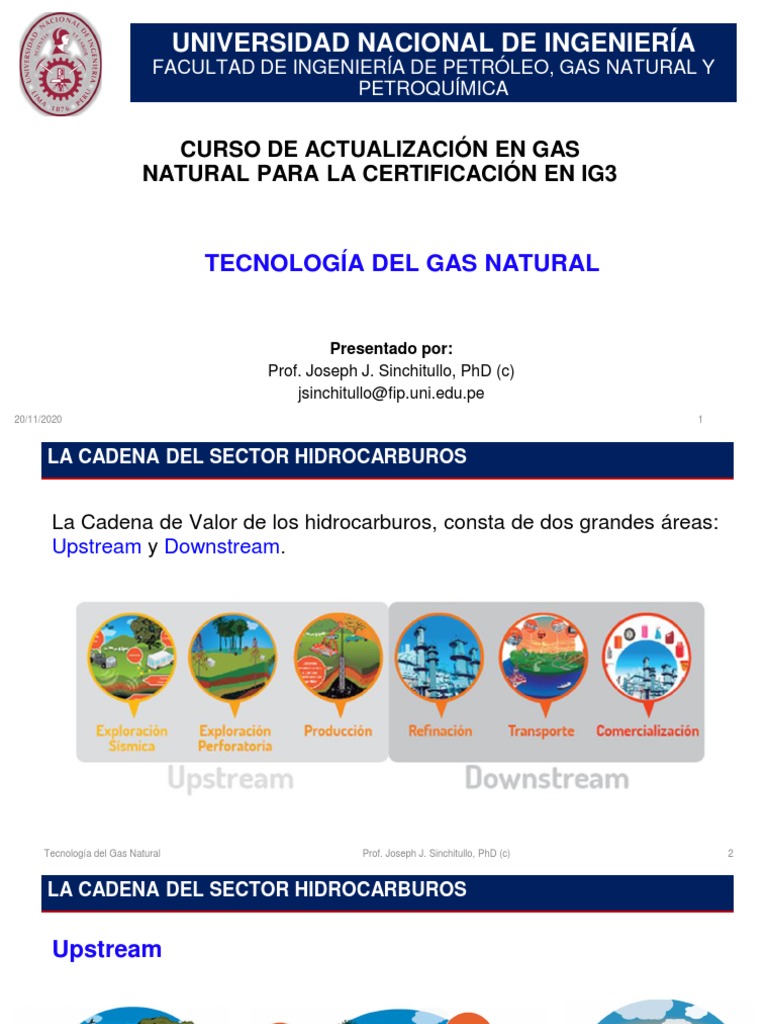 Tecnología del Gas Natural en Perú | PDF | Depósito de petróleo | Gas ...