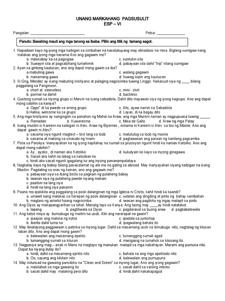 TESt ESP | PDF