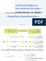 7 - Función Potencial - Potencial de Un Dipolo - Superficies Equipotenciales