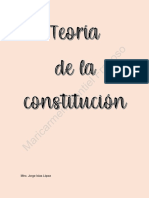 Teoría de La Constitución