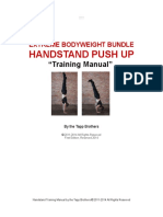 Handstand Pushup Training Manual Ebwb