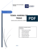 CIENCIA DE LOS ALIMENTOS - Grupo 7 - Harina de Trigo