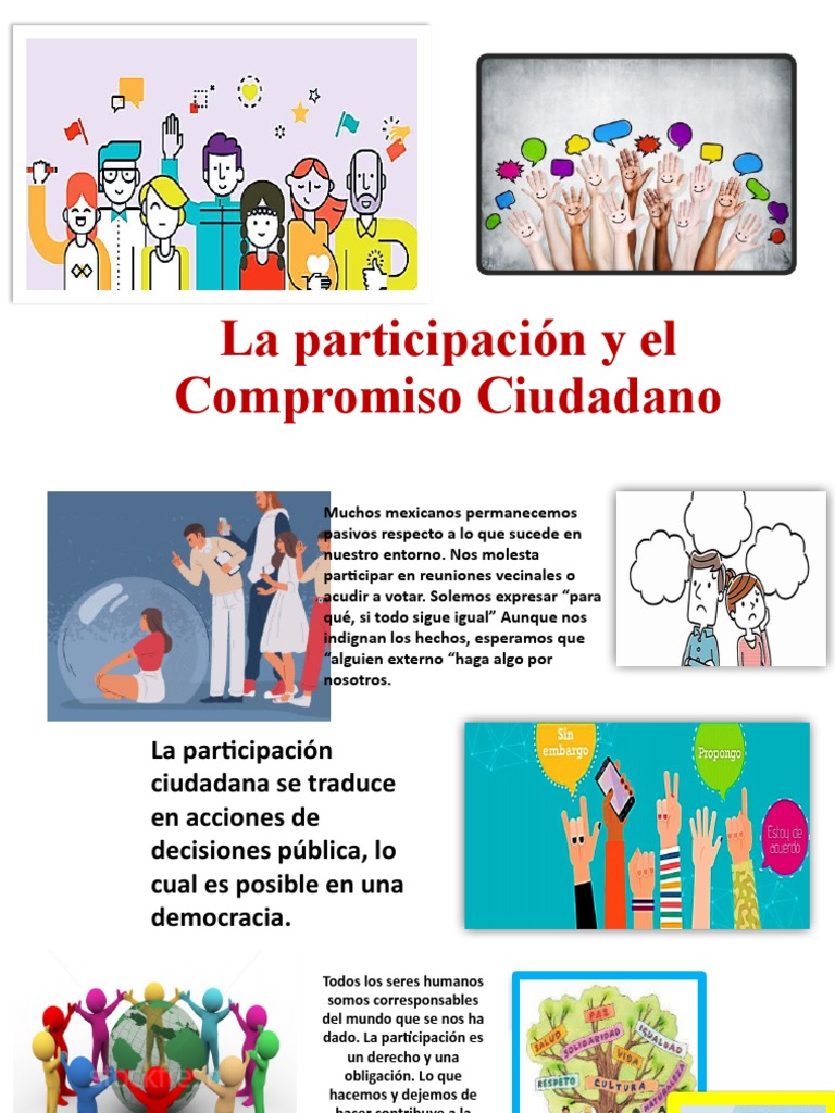 La Participación y El Compromiso Ciudadano 2 | PDF | Amor | Sociedad