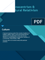 Ethnocentrism Cultural Relativism