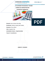 Sánchez Quinto Jairo Andrés. Probabilidades de Variable Discreta