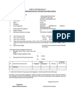 Surat Keterangan Untuk Mendapatkan Tunjangan Keluarga: Mengetahui, Kepala Puskesmas Kambowa