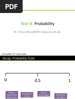 Yr8 Probability