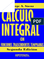 Calculo Integral Con Funciones Trascendentes Tempranas (Jorge A. Sáenz)