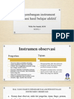 TPEN4408 - Sesi 4. Pengembangan Instrument Evaluasi Hasil Belajar Afektif