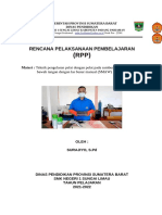 RPP - Teknik Pengelasan Busur Manual (SMAW) Posisi 1F - Kelas XI Teknik Pengelasan