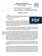 RDR 2310-2022 - MODIFICACIÓN DE CRONOGRAMA REGIONAL DE ENGARGATURA [F]