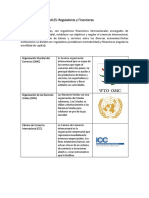 Instituciones globales reguladoras y financieras