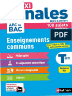 Maxi-Annales Bac Enseignements Commun Term 2022