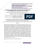 Analysis of Turbidity in Bottled Water in Banyuwangi