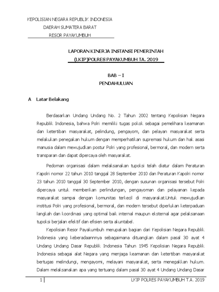 Lkip 2019 | PDF