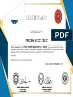Certificado Pozo A Tierra - Freddy Mozo Cruz