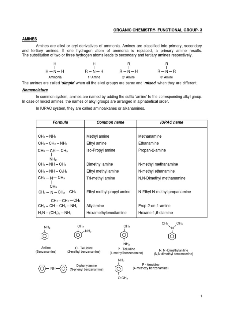 Understanding Amines and Diazonium Salts | PDF | Amine | Solvation