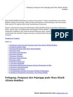 Pedagang, Penguasa dan Pujangga pada Masa Klasik (Hindu-Buddha)