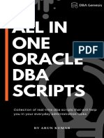 All in one oracle scripts-DBA survival Guide
