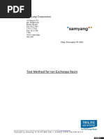 Test Method For Resins