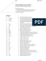 Footing Design Calculations