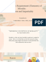 Minimum Requirement of Morality and Standards of Moral Valuation