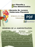 Sem. 02 Origenes de Admist, Pioneros