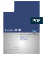 Tabele HTML