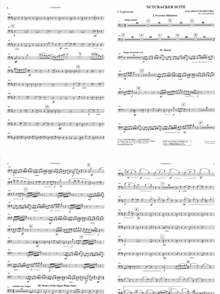 Euphonium Pdf Tempo The Nutcracker