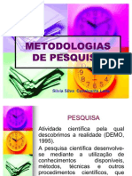 METODOLOGIAS DE PESQUISA