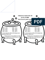 ADUNAREA NUMERELOR DE LA 0 LA 10000