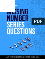 Missing Number: Series Questions