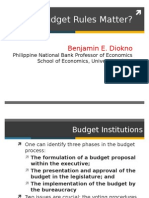 Budget Rules Matter May 2008