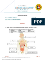 Republic of the Philippines State University Anatomy and Physiology Worksheet