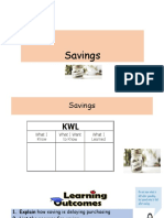 Savings Lesson 1