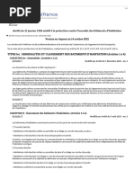 Arrêté Du 31 Janvier 1986 Relatif à La Protection Contre l'Incendie Des Bâtiments d'Habitation - Légifrance