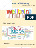 Welcome To Wellbeing Sept. 2020