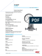 Model: P620, P630 Series: Differential Pressure Gauge