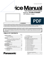 Panasonic Th-65vx300er Chassis Gpf14dmonv