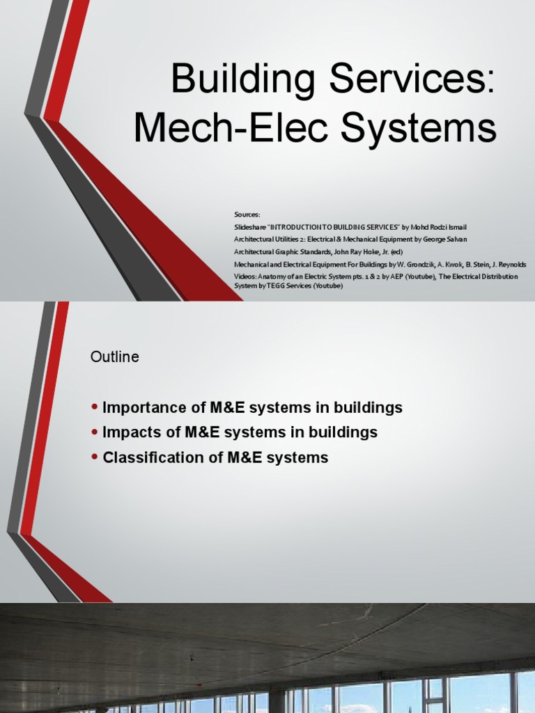 Mechanical and Electrical Systems Overview | PDF | Electric Power ...