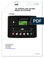 DSE 7320 MKII Manual de Utilizare Teksan