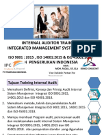 Materi Training Internal Audit 19011 2018 Ok