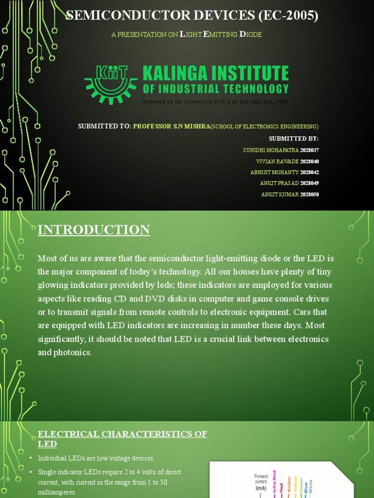 LED Technology Overview and Applications | PDF