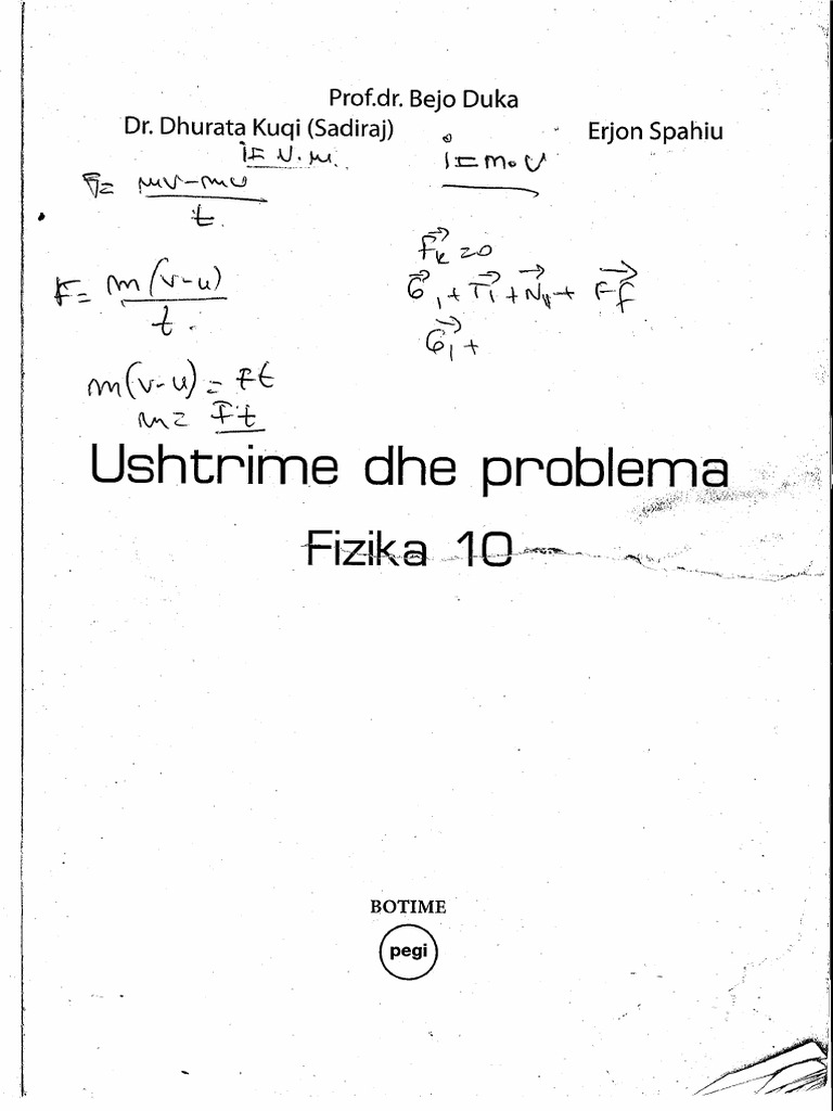 Ushtrime Dhe Problema Fizika 10 Pdf