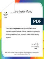 Deepak Sharma HTML Participant Test Certificate