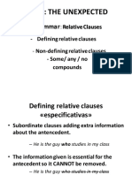 Unit 2 - Grammar - Relative Clauses