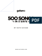500 Songs in 5 Days Key of G